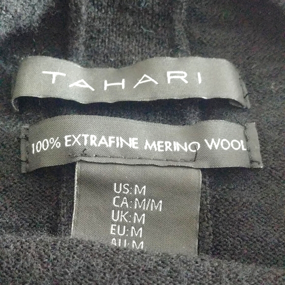 100% Extra Fine Merino Wool Back Long Sleeve Ladies Sweater - Picture 5 of 5